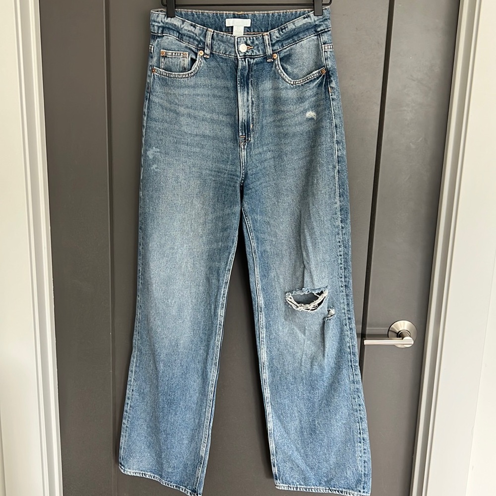 Wide leg jeans